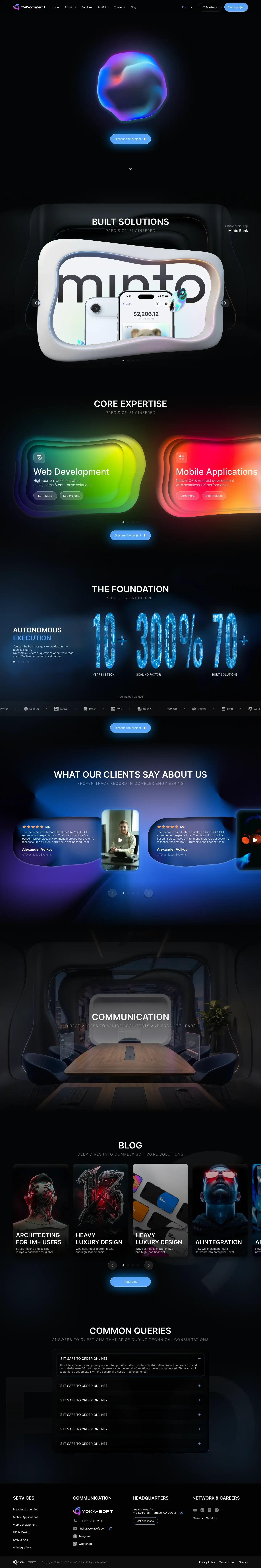 Website for a Design Studio
